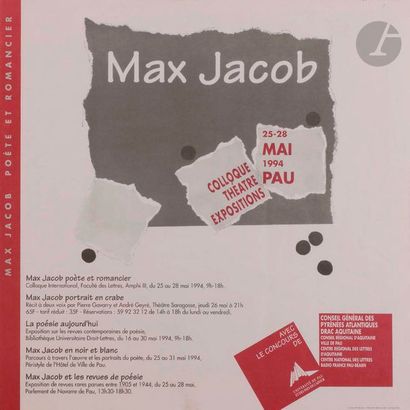 Max JACOB (1876-1944)
Le Bœuf sur le toit...