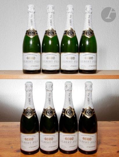 8 B WHITE GROSS CHAMPAIGN, Lilbert & Fils,...