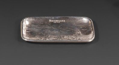 FRÉDÉRIC BOUCHERON

Rectangular shaped silver...