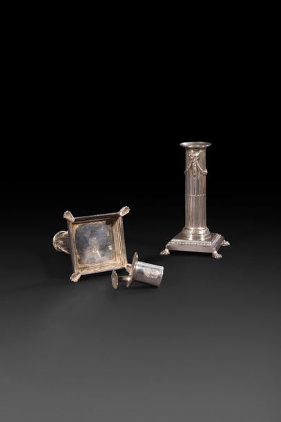DIJON 1779 - 1780

Pair of silver toilet...