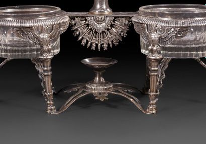 PARIS 1798 - 1809

Condiment set in silver...