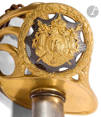 Sabre d'officier de Cent-garde.

Poignée...