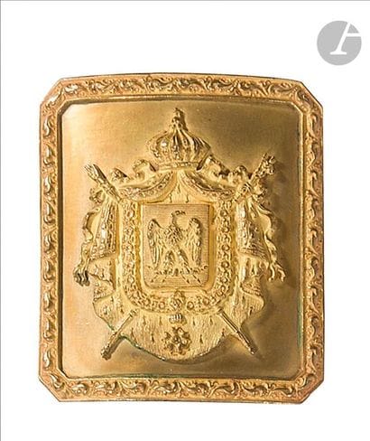 Plateau de ceinturon de grande tenue d'officier...