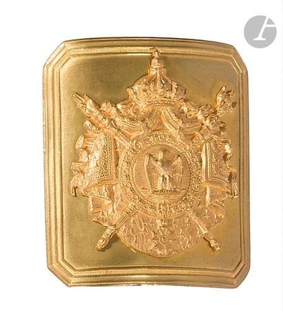 Plateau de ceinturon de grande tenue d'officier...