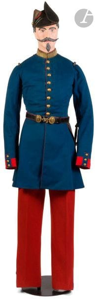 Mannequin of the Favier Hundred Guards in...