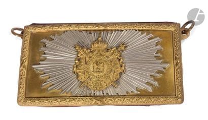 Giberne de grande tenue d'officier de Cent-garde.

Coffret...