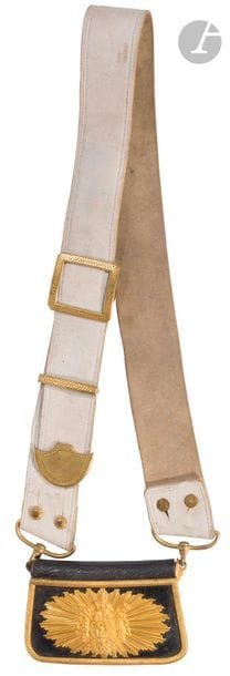 Giberne de grande tenue d'adjudant des Cent-gardes.

En...