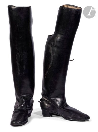 Paire de bottes de Cent-garde, à hautes tiges,...