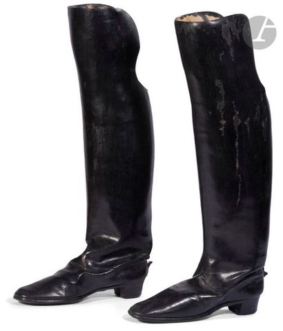 Paire de bottes de Cent-garde, à hautes tiges,...
