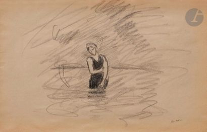 Albert MARQUET (1875-1947)
Femme au bain
Mine...