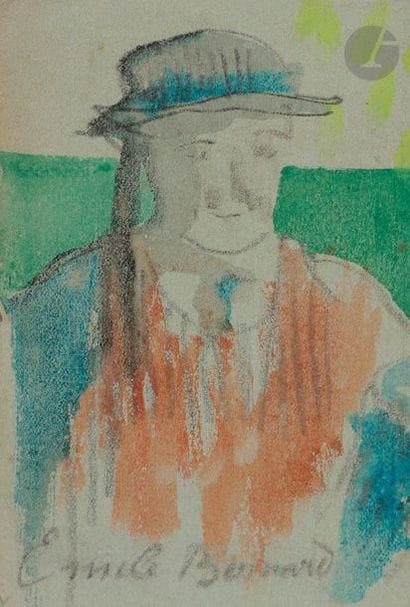 Émile BERNARD (1868-1941)
Portrait de breton...