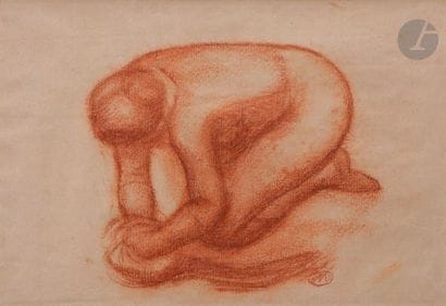 Aristide MAILLOL (1861-1944)
La Lavandière
Sanguine.
Porte...