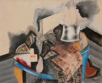 Jean LURçAT (1892-1966)
Nature morte, vers...