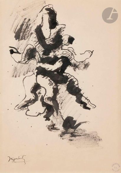 Jacques LIPCHITZ (1891-1973)
La Danse, étude...