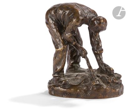Jules DALOU (1838-1902)
Le Casseur de pierre
Bronze...