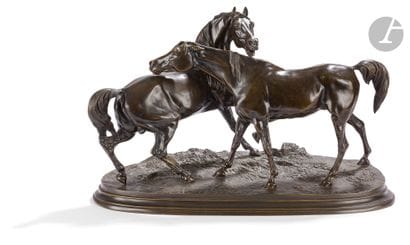 D’après Pierre-Jules Mêne (1810 - 1879)
Groupe...
