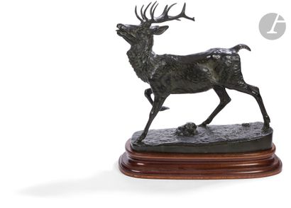 Antoine-Louis Barye (1796-1875)
Cerf debout
Modèle...