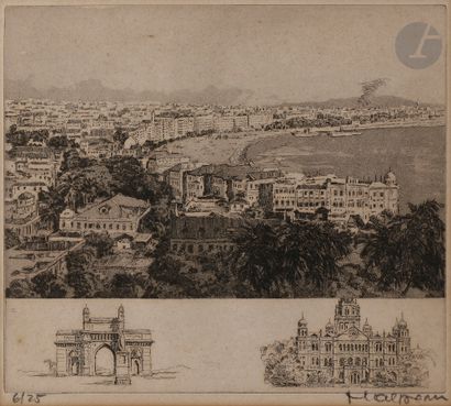 Stacha HALPERN (1919-1969)
Deux vues de villes
Paire...