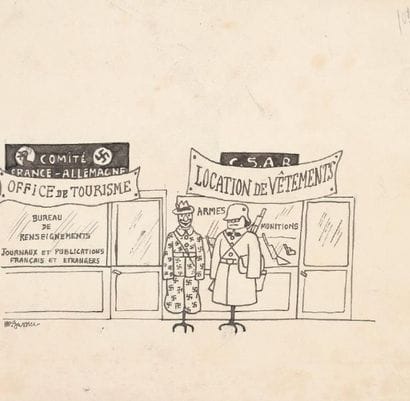 CARICATURES Henri-Paul GASSIER (1883-1951),...