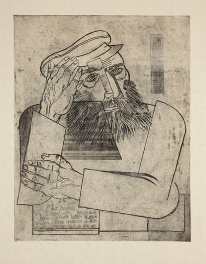Jankel ADLER (1895-1949)
Portrait d'un juif...