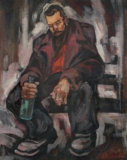 Stanislas ELESZKIEWICZ (1900-1963)
L'ivrogne...
