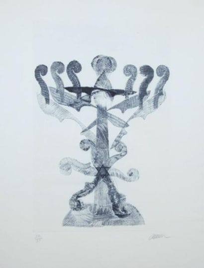 Armand Fernandez, dit ARMAN (1928-2005)
Menorah...