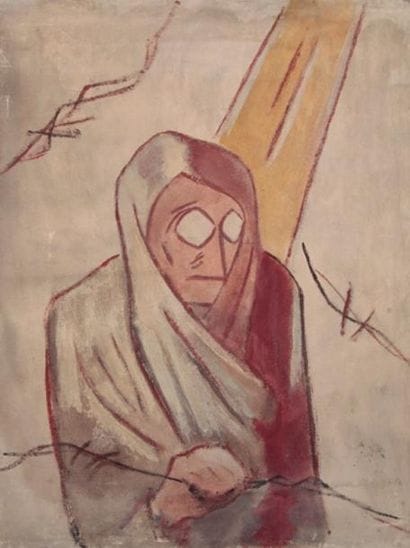 Edith AUERBACH-DELAMARE (1893-1956)
La prisonnière...