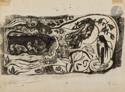 Paul Gauguin (1848-1903)
Planche au Diable...