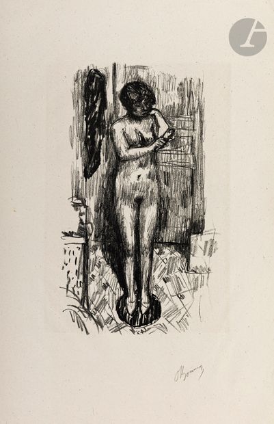 Pierre Bonnard (1867-1947)
Étude de nu. 1925....