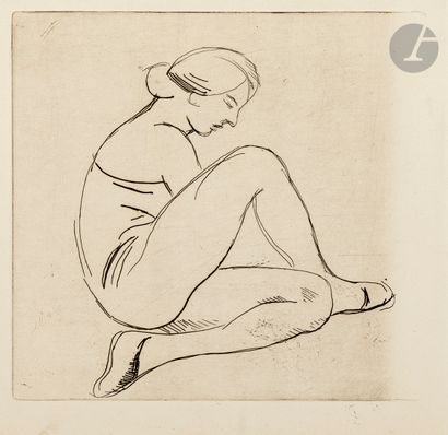 Aristide Maillol (1861-1944)
Femme assise...