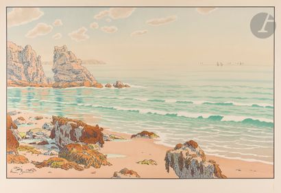 Henri Rivière (1864-1951)
La Plage. (Aspects...