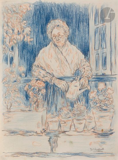Jean-François Raffaëlli (1850-1924)
Le Jardin...