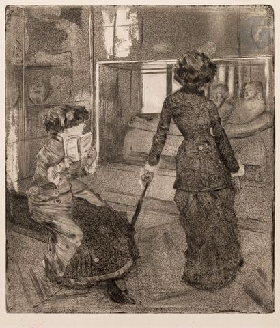 Edgar Degas (1834-1917)
Au Louvre, musée...