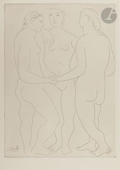 Pablo Picasso (1891-1973)
Les Trois amies....