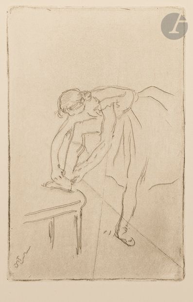 Edgar Degas (1834-1917)
Danseuse mettant...