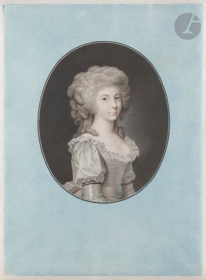 Charles-Melchior Descourtis (1753-1820
)Frédérique...