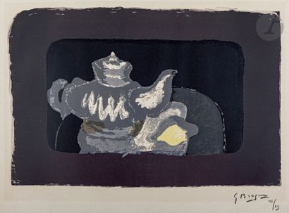 Georges Braque (1882-1963)
Théière grise....