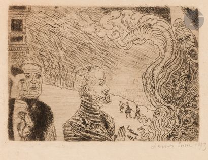 James Ensor (1860-1949)
Autodafé. 1893. Eau-forte....
