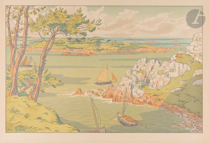 Henri Rivière (1864-1951)
L’Île. (Aspects...