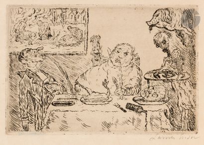 James Ensor (1860-1949)
Les Péchés capitaux....