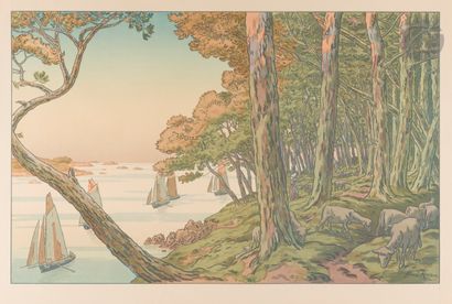 Henri Rivière (1864-1951)
Soir d’été. (Aspects...