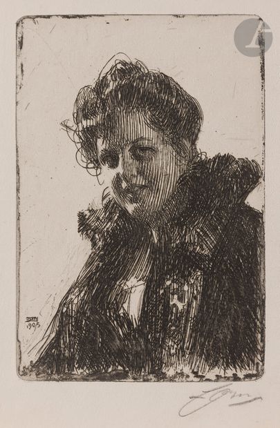 Anders Zorn (suédois, 1860-1920)
Madame Granberg....