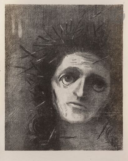 Odilon Redon (1840-1916)
Christ. 1887. Lithographie....