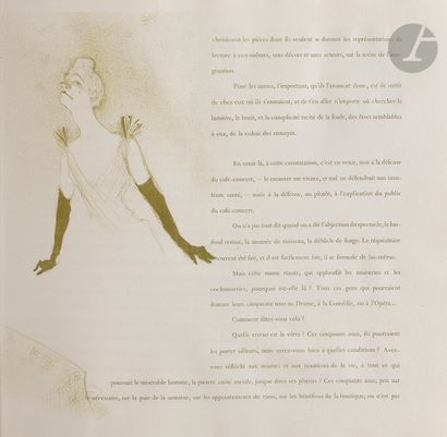 Henri de Toulouse-Lautrec (1864-1901)
Yvette...