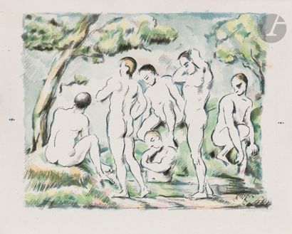 Paul Cézanne (1839-1906)
Les Petits baigneurs,...