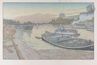 Henri Rivière (1864-1951)
Le Pont des Saints-Pères...