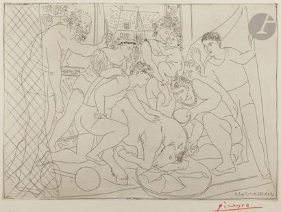 Pablo Picasso (1891-1973)
Cheval mourant...
