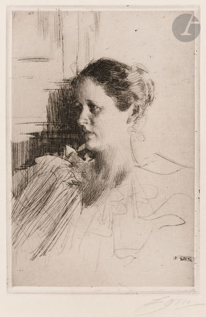 Anders Zorn (suédois, 1860-1920)
Madame Nagel....