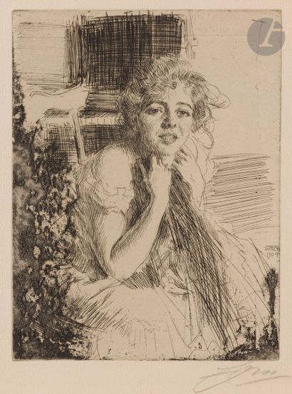 Anders Zorn (suédois, 1860-1920)
Emma Rasmussen....