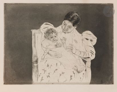 Mary Cassatt (1844-1926)
The Barefooted Child...